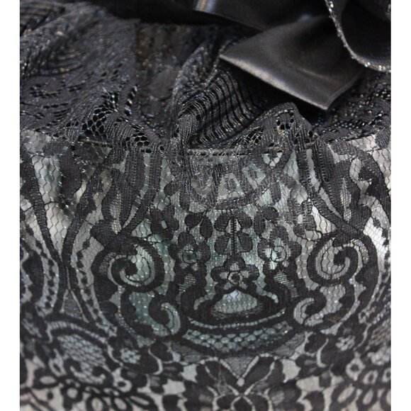 Halloween Tall Witch Hat Black Felt Rose Floral Lace Veil Costume Cosplay - Picture 3 of 9